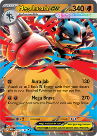 Pokémon TCG Mega Lucario ex League Battle Deck – Mega Lucario ex card