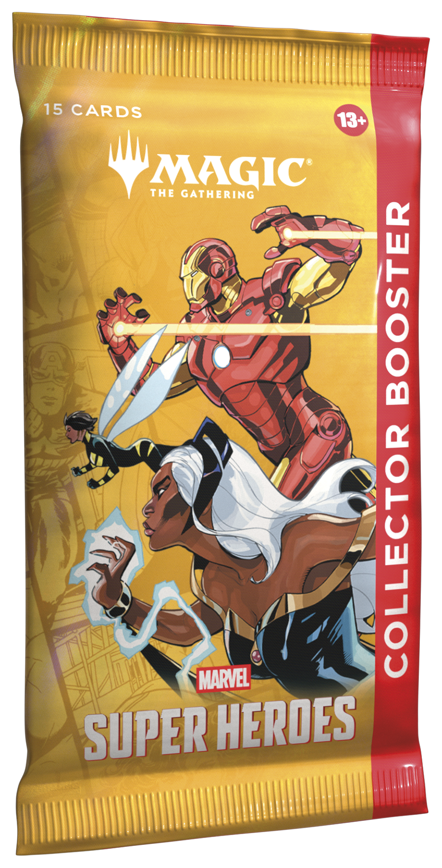 Magic: The Gathering Marvel Super Heroes Collector Booster – pack front