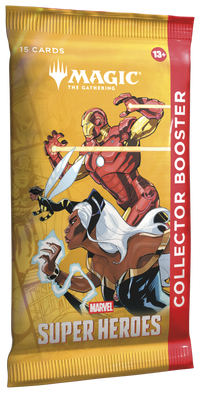 Magic: The Gathering Marvel Super Heroes Collector Booster – pack front