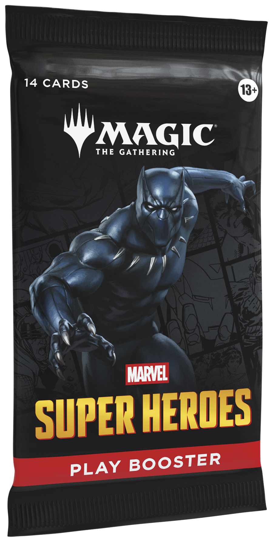 Magic: The Gathering Marvel Super Heroes Play Booster – pack front