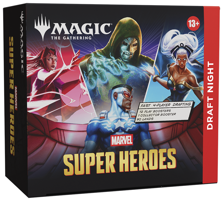 Magic: The Gathering Marvel Super Heroes Draft Night – box front