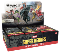 Magic: The Gathering Marvel Super Heroes Play Booster Box – display box