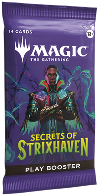 Magic: The Gathering Secrets of Strixhaven Draft Night – Play Booster pack (contents)