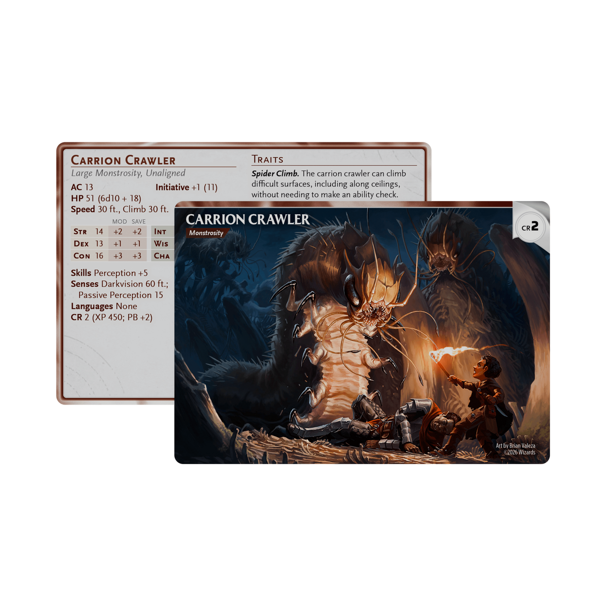 D&D Reference Cards Monsters: Fearsome and Ferocious – card fan