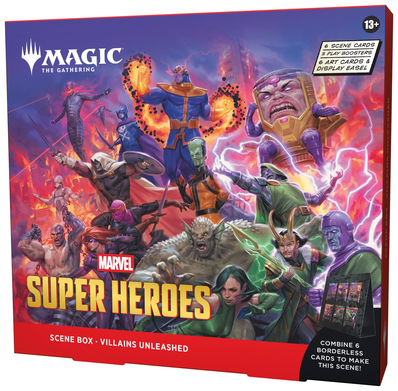 Magic: The Gathering Marvel Super Heroes Villains Unleashed Scene Box – box front