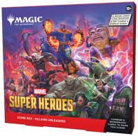 Magic: The Gathering Marvel Super Heroes Villains Unleashed Scene Box – box front