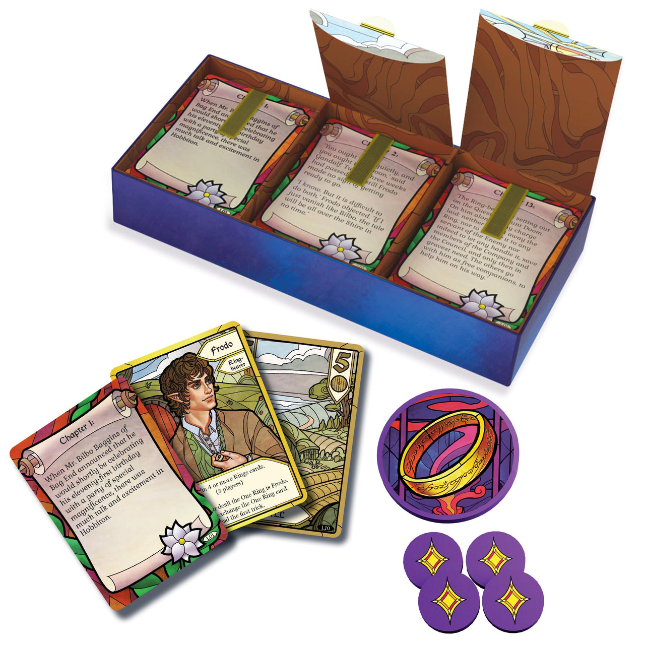 The Fellowship of the Ring: Trick-Taking Game – components and storage