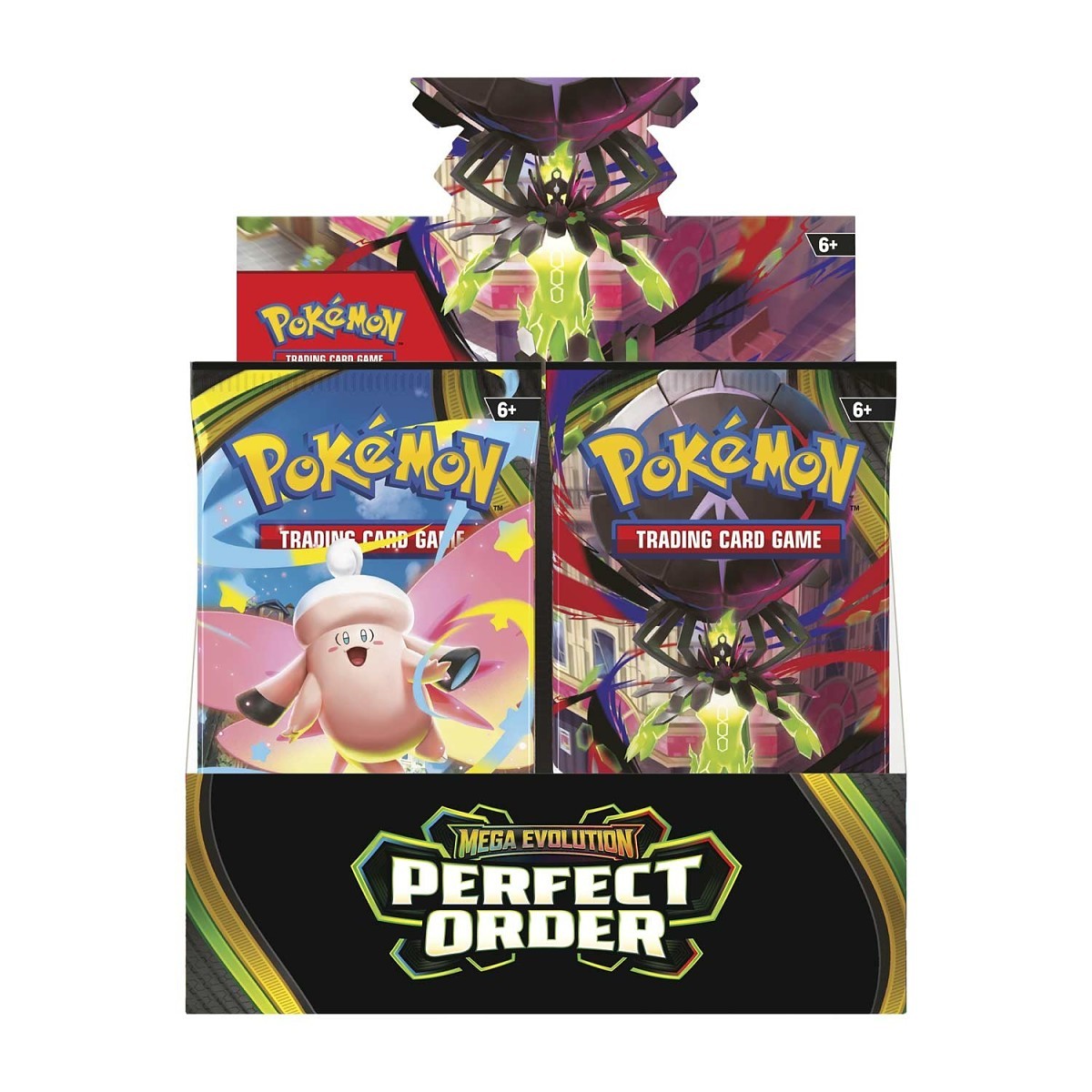 Pokémon TCG: Mega Evolution—Perfect Order booster packs and display box – official image 2