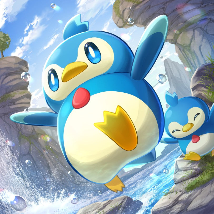 Palworld Trial Deck: Dawn of Palpagos – Red・Blue deck card (Pengullet)