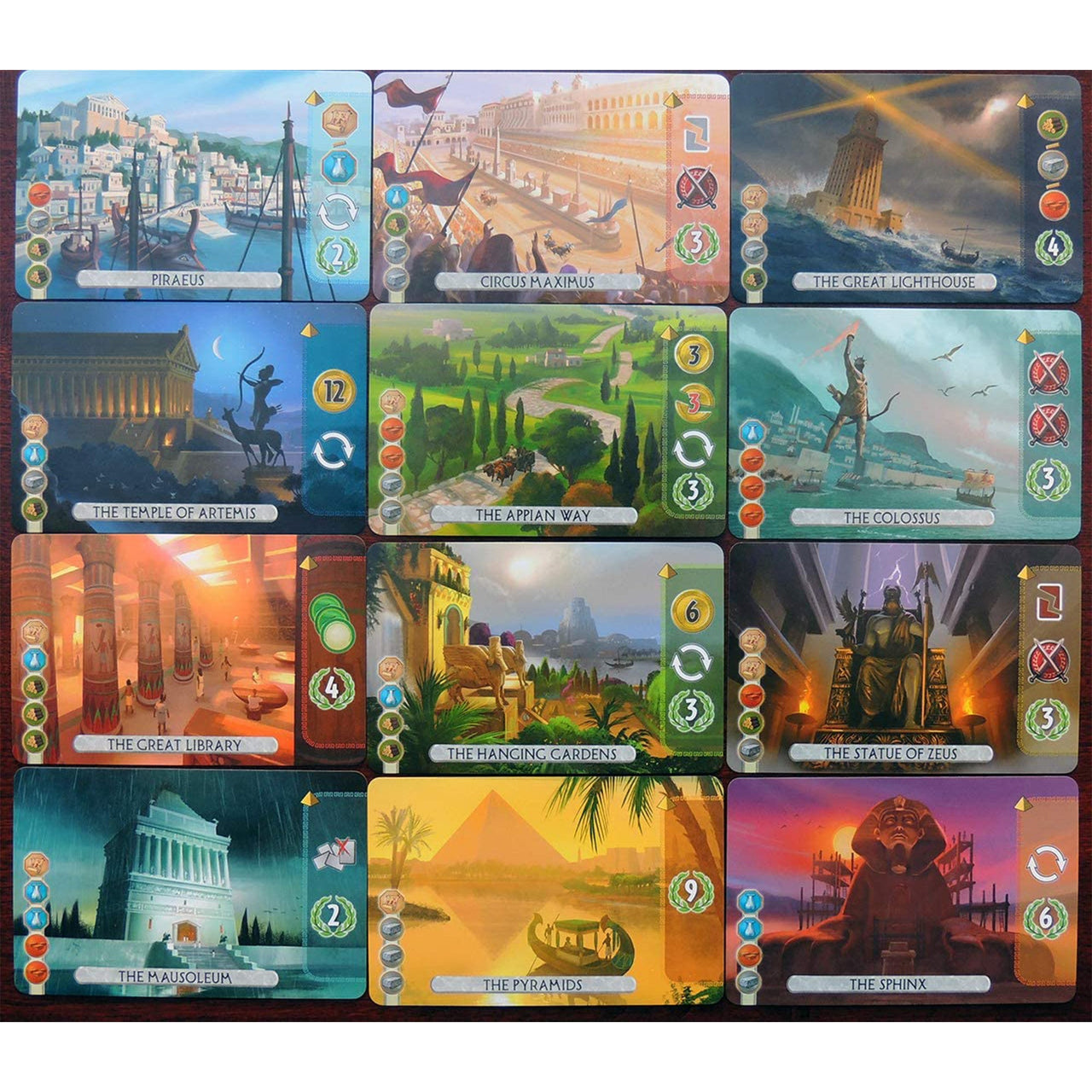 7 Wonders Duel – wonder cards