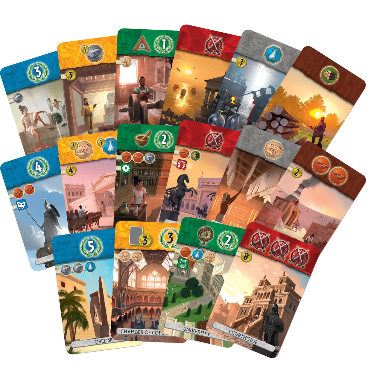 7 Wonders Duel – cards