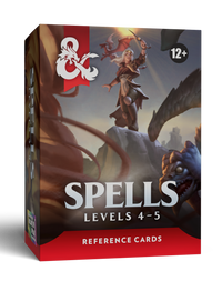D&D Reference Cards Spells: Levels 4–5 – box front