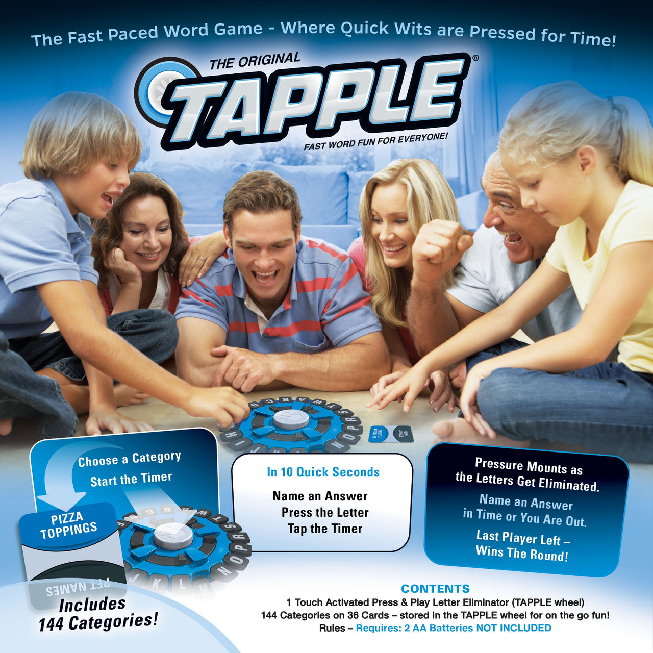 The Original Tapple – box back