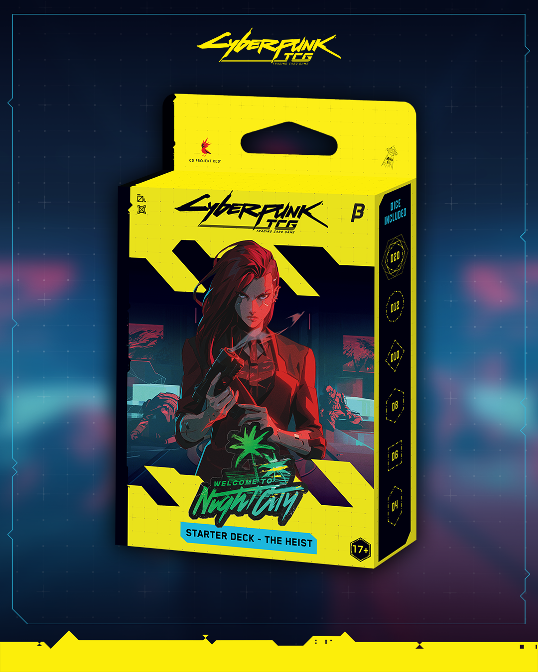 Cyberpunk TCG Welcome to Night City Starter Deck The Heist – official image