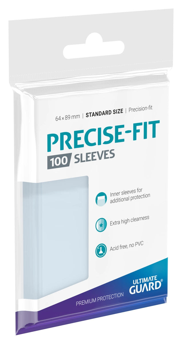 Ultimate Guard Precise-Fit Sleeves Top-Loading Standard Size Transparent