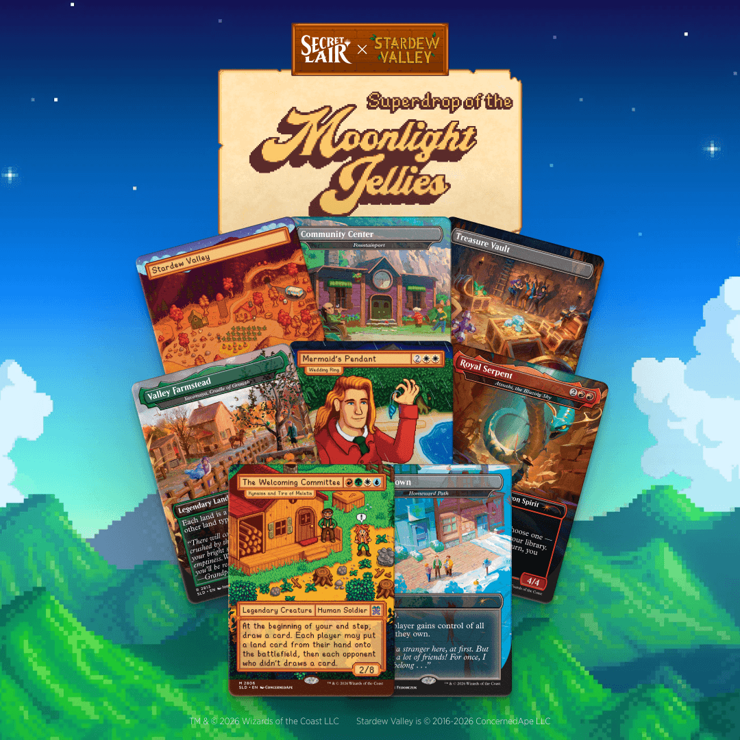 Secret Lair x Stardew Valley: Welcome to Stardew Valley – drop contents