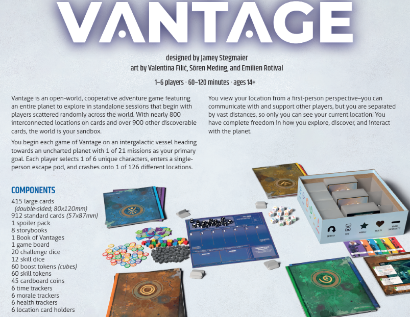 Vantage – box back