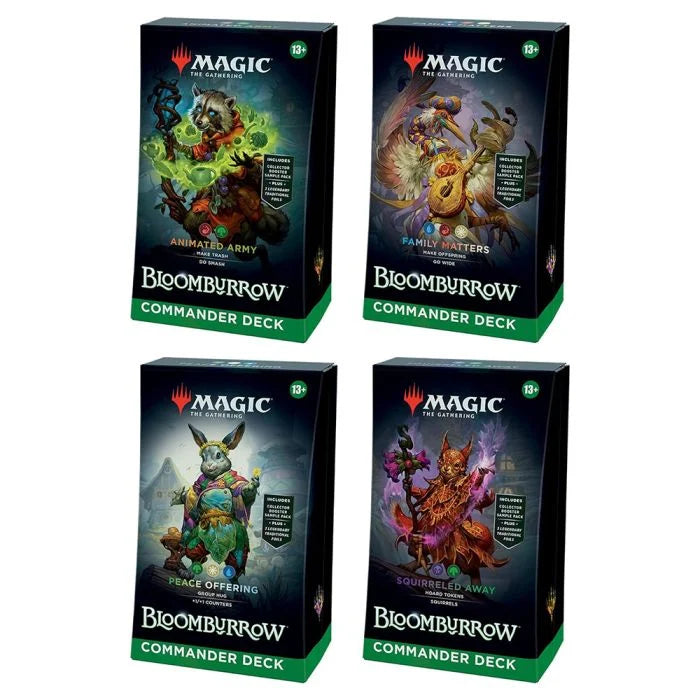 Magic the Gathering Bloomburrow Commander Decks