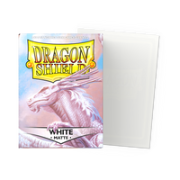 Dragon Shield Matte Sleeves White – box and sleeve