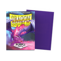 Dragon Shield Matte Sleeves Purple – box and sleeve