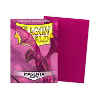 Dragon Shield Matte Sleeves Magenta – box and sleeve
