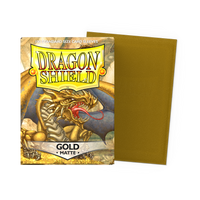 Dragon Shield Matte Sleeves Gold – box and sleeve
