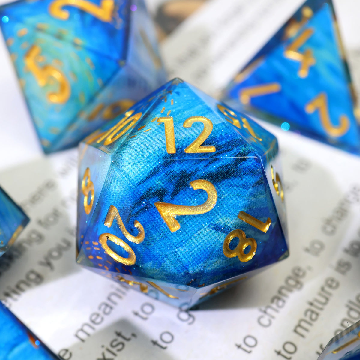 Celestial Swirl Dice Set