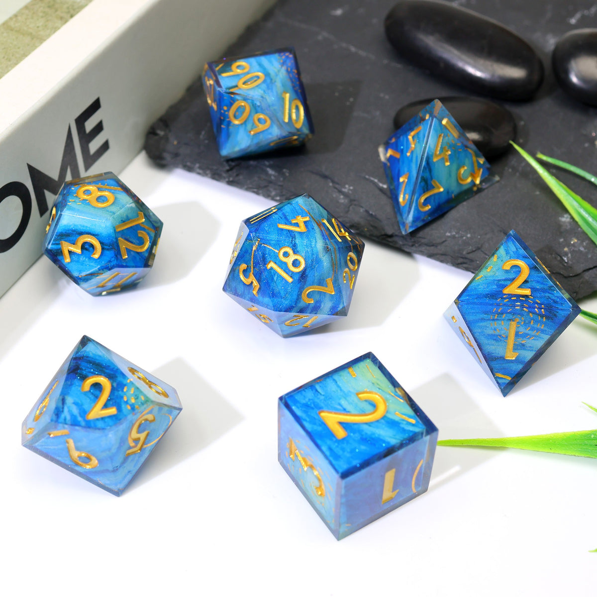 Celestial Swirl Dice Set