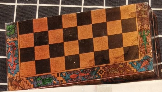 Wooden Folding Chess Set box art