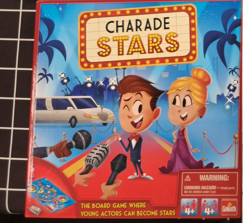 Charade Stars board game box art
