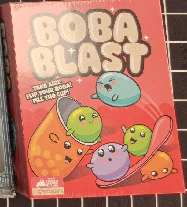Boba Blast party game box art