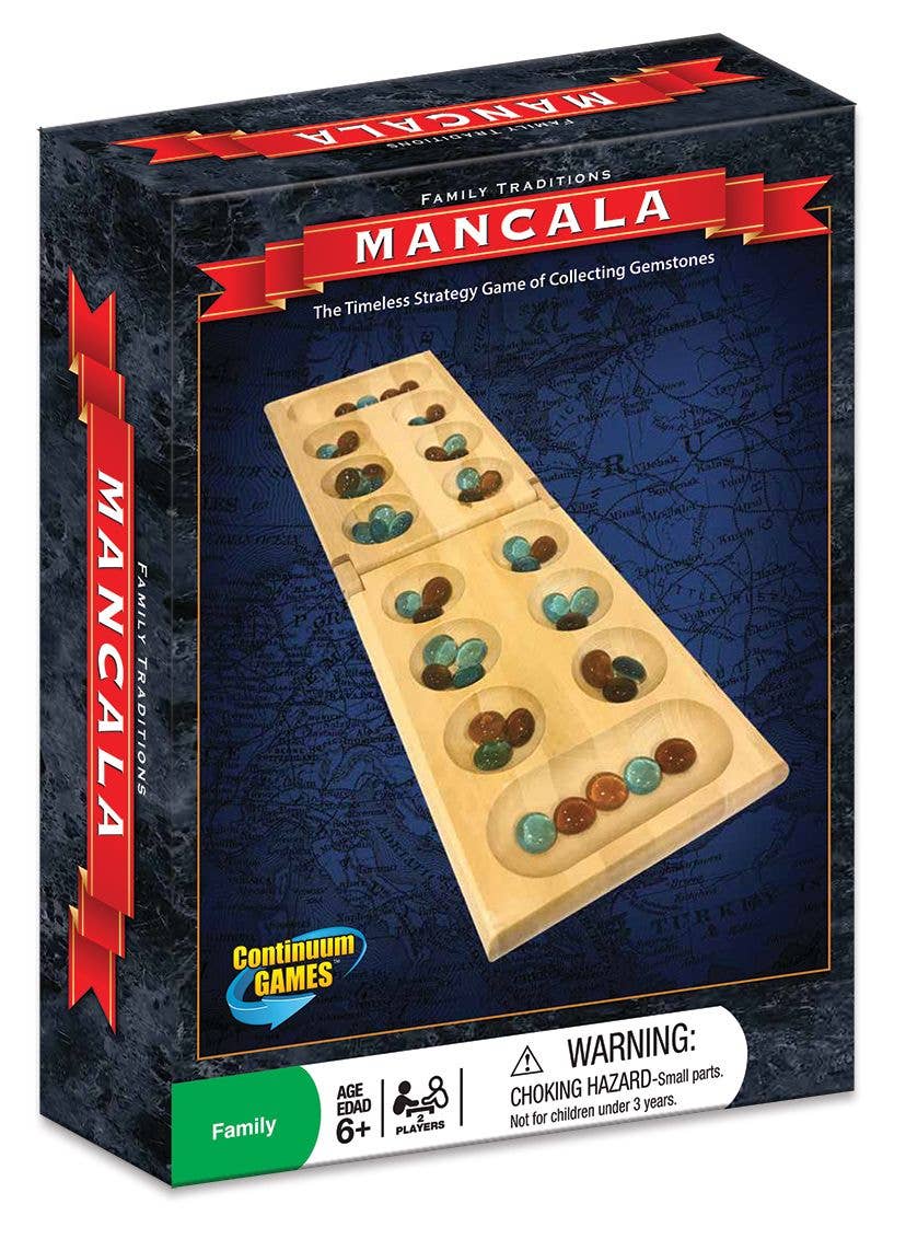 Mancala board game box art