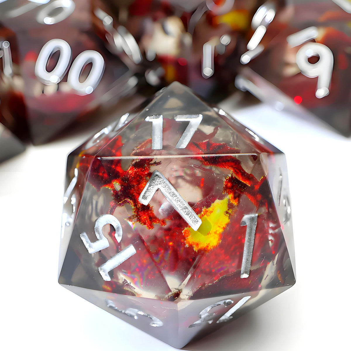 Ember Dragon Dice Set