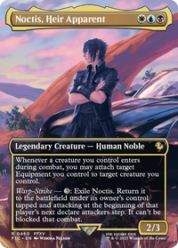 Magic: The Gathering FINAL FANTASY Camp Comrades Scene Box – borderless foil scene card 4