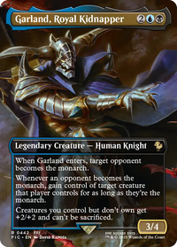 Magic: The Gathering FINAL FANTASY Garland at the Chaos Shrine Scene Box – borderless foil scene card 5