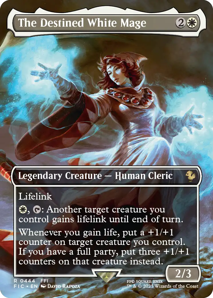 Magic: The Gathering FINAL FANTASY Garland at the Chaos Shrine Scene Box – borderless foil scene card 1