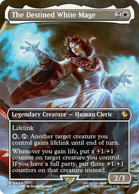 Magic: The Gathering FINAL FANTASY Garland at the Chaos Shrine Scene Box – borderless foil scene card 1