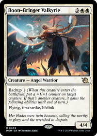 Magic: The Gathering 2023 Starter Kit – Boon-Bringer Valkyrie card (Green-White deck)