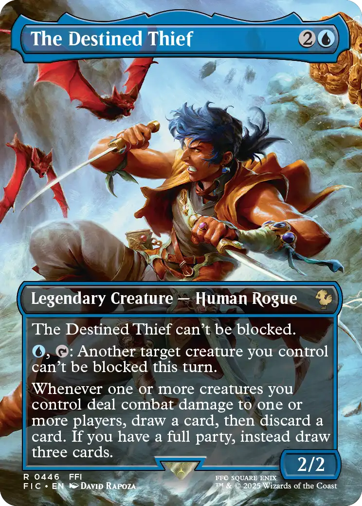 Magic: The Gathering FINAL FANTASY Garland at the Chaos Shrine Scene Box – borderless foil scene card 2