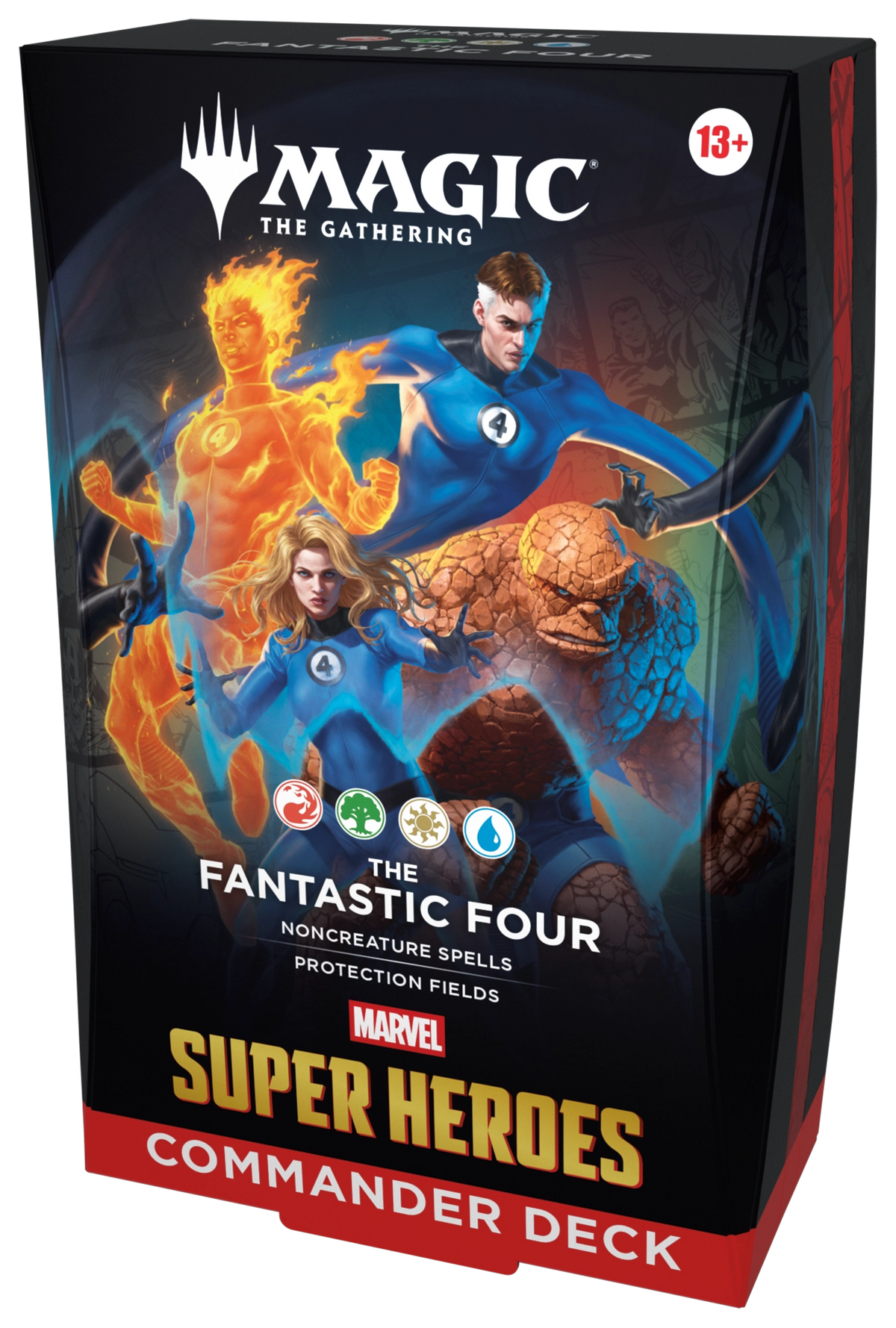 Magic: The Gathering Marvel Super Heroes Commander Deck The Fantastic Four – box front