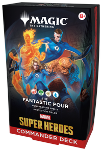 Magic: The Gathering Marvel Super Heroes Commander Deck The Fantastic Four – box front