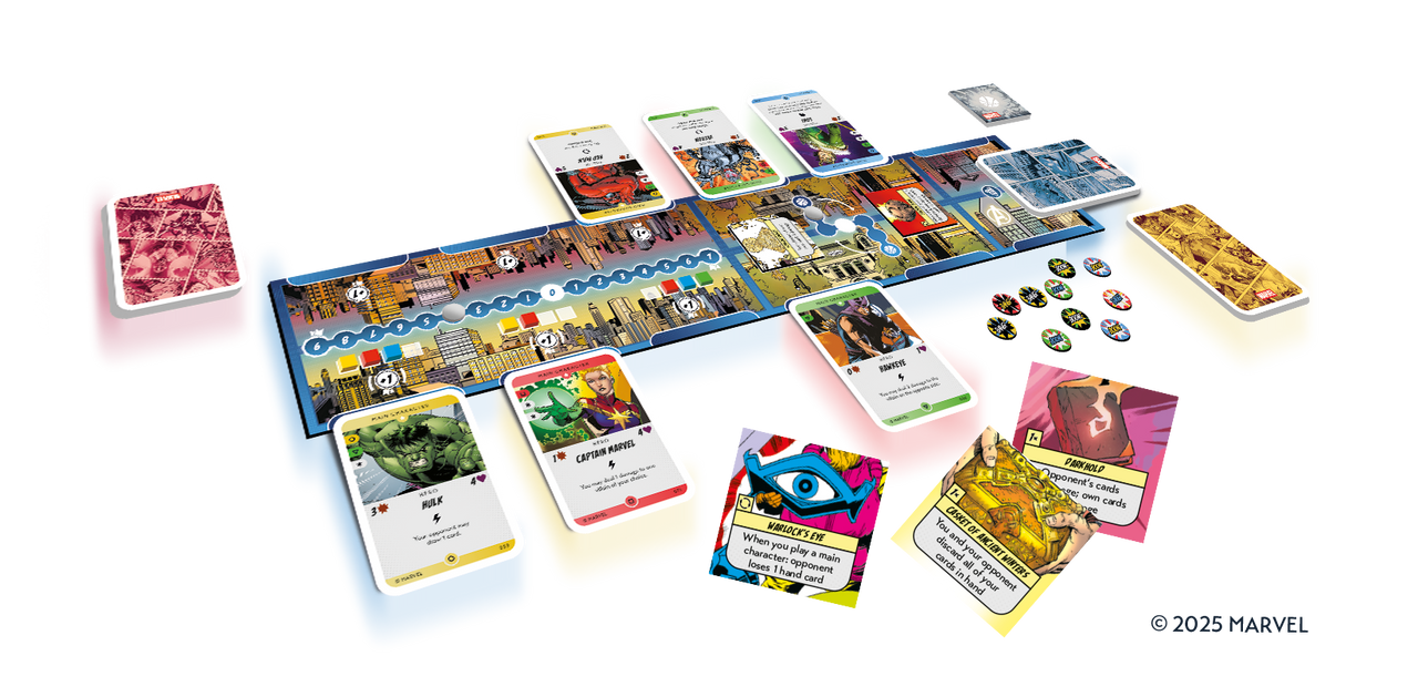 MARVEL: Skirmish! In New York – game components