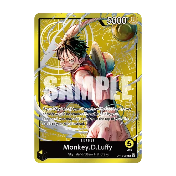 One Piece Card Game Set Sail Deck Set [SD-01] – leader card