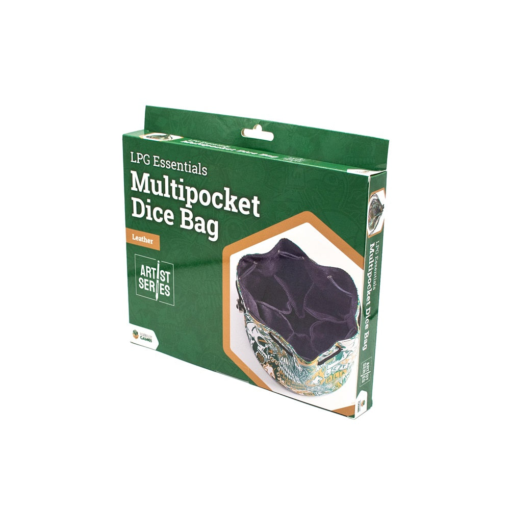 LPG Essentials Multipocket Dice Bag Leather Artist Series Cara – official image 2