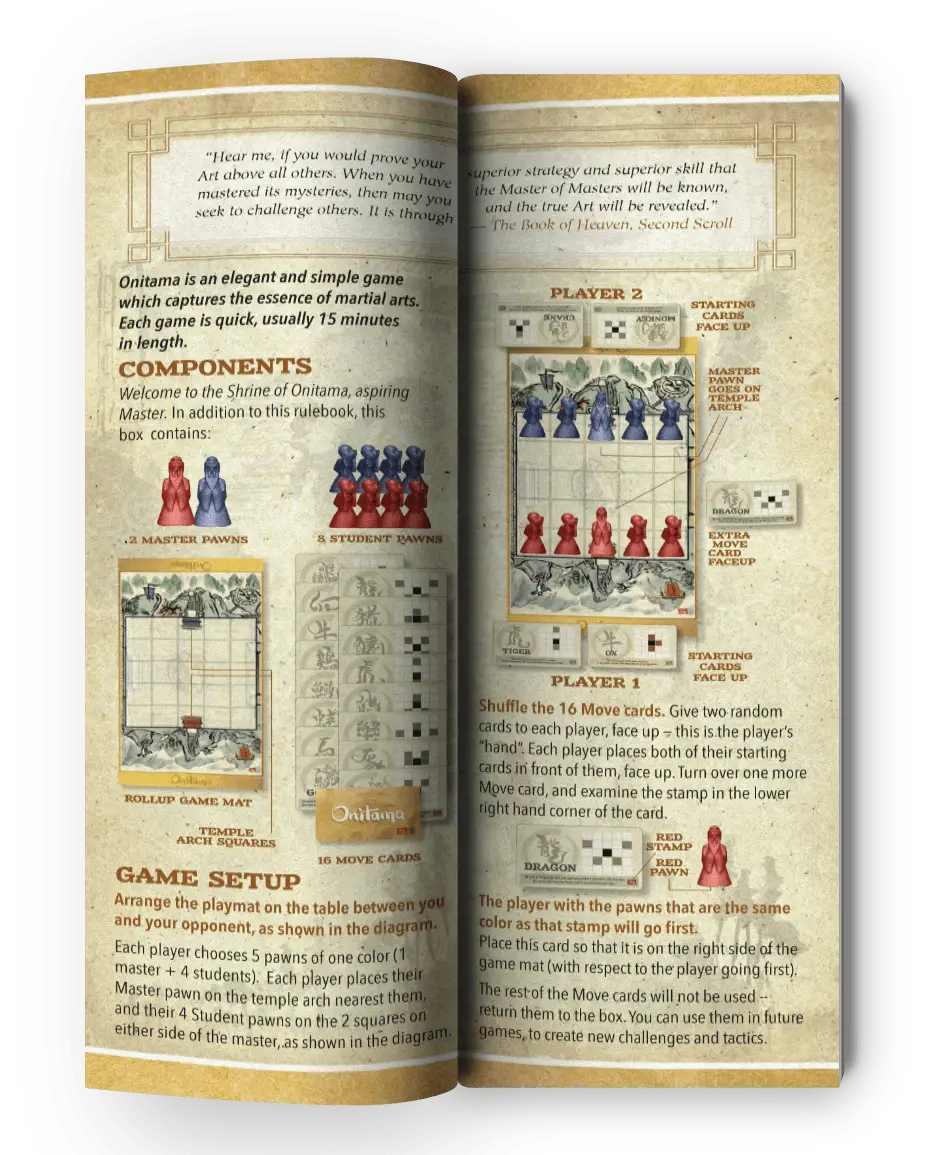 Onitama – rulebook