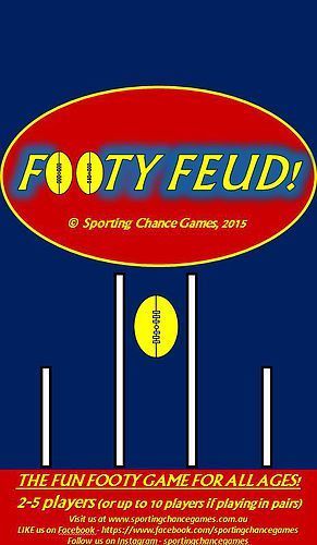 Footy Feud! card game box art