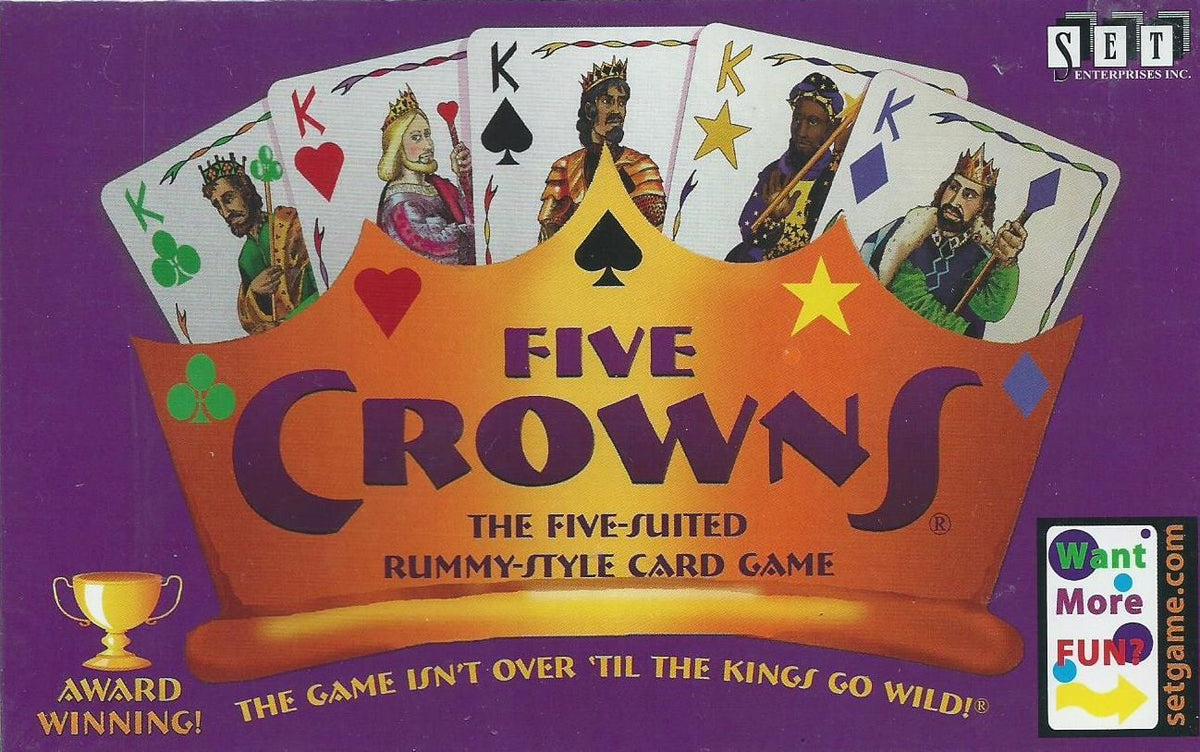 Five Crowns card game box art