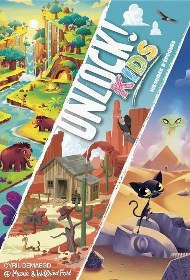 Unlock! Kids: Stories from the Past escape game box art