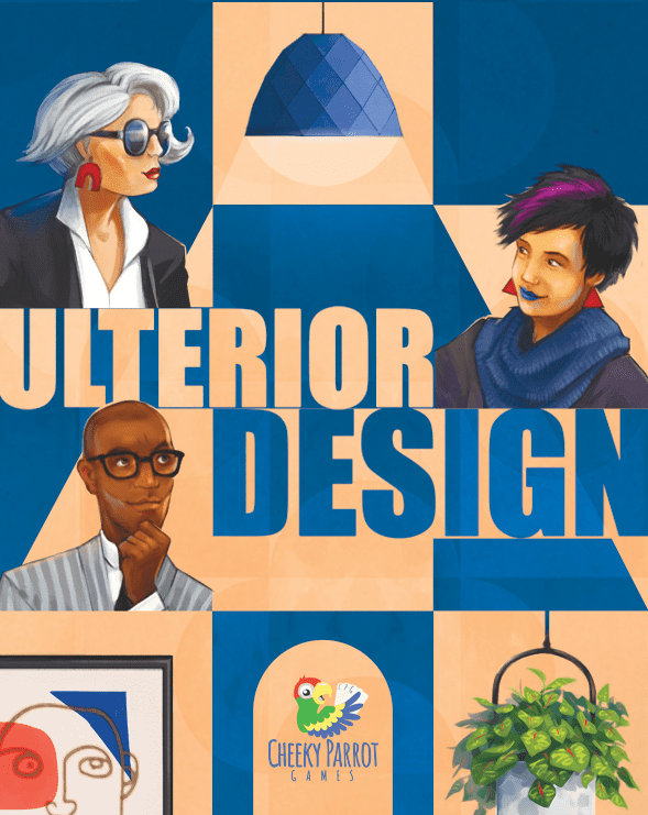Ulterior Design card game box art
