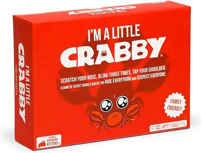 I'm a Little Crabby card game box art